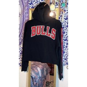 Chicago Bulls crop hoodie